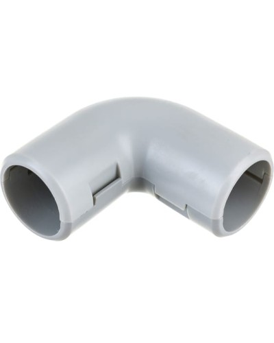 CI32G Угол 90 гр.(2част.) для труб D32мм, чёрный (1уп = 10шт) Экопласт (41232-10BL) в Тольятти Повороты, муфты, тройники Pintop.ru