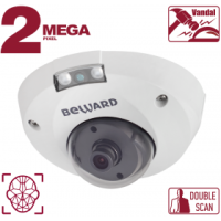 IP-камера видеонаблюдения антивандальная уличная купольная Beward B2530DMR