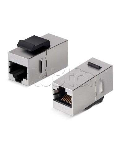 Адаптер проходной Cabeus CA-KJ-8p8c-C5e-SH в Тольятти Проходные адаптеры RJ-45 и разветвители Pintop.ru