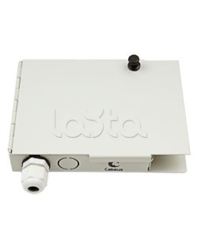 Бокс оптический настенный 19 на 4 SC/LC порта Cabeus JJT-4-SC в Тольятти Кросс оптический Pintop.ru