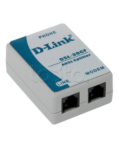 Сплиттер ADSL D-Link DSL-30CF/RS в Тольятти Маршрутизаторы, Роутеры и Точки Доступа Pintop.ru