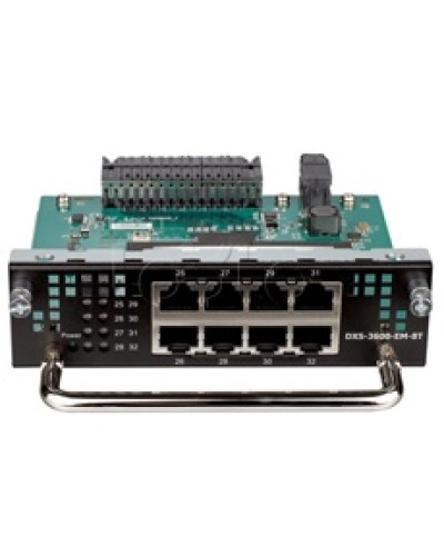 Модуль расширения с 8 портами D-Link DXS-3600-EM-8T/A1A в Тольятти Дополнительное оборудование для сетей Pintop.ru