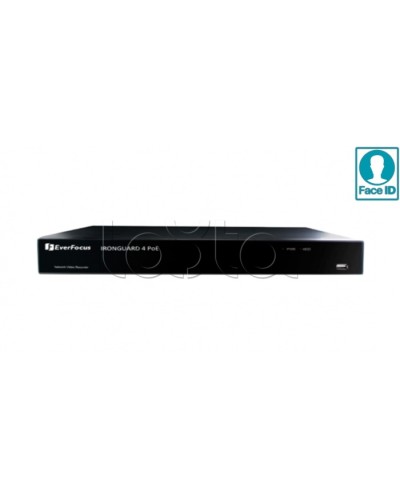 IP-видеорегистратор 8-ми канальный EverFocus IRONGUARD 8 PoE в Тольятти IP Видеорегистраторы Pintop.ru