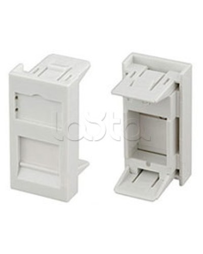 Вставка для 1 модуля формата Keystone Jack Hyperline SIP2-1K-M45-22.5 в Артеме Модули Keystone Pintop.ru