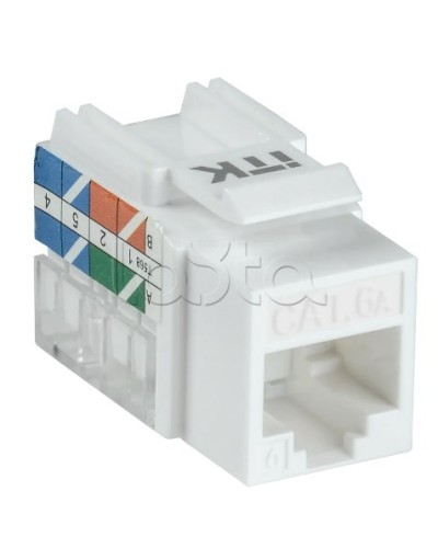Модуль Keystone Jack кат. 6A UTP 110 IDC 90 град. ITK CS1-1C6AU-11 в Тольятти Модули Keystone Pintop.ru