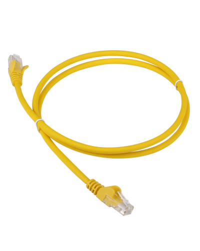 Патч-корд LANMASTER LSZH UTP кат.5e, 0.3 м, желтый LANMASTER LAN-PC45/U5E-0.3-YL в Тольятти Патчкорды (медные) Pintop.ru
