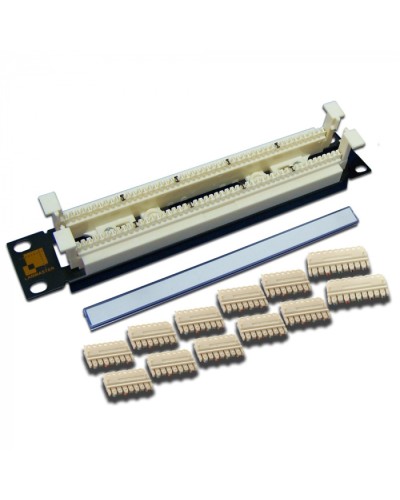 50-парный 110 кросс 10 1U, блоки в комплекте LANMASTER (LAN-RS110-50FT/10) в Тольятти Патч-панели Pintop.ru