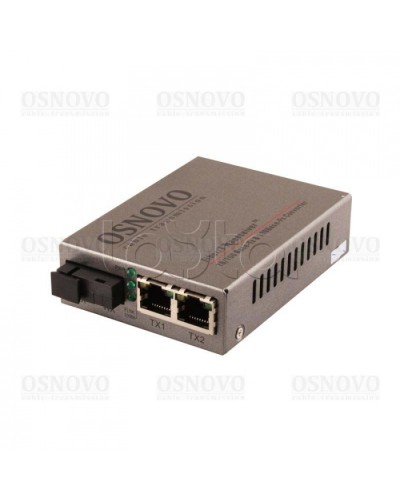 Медиаконвертер Fast Ethernet OSNOVO OMC-100-21S5a в Тольятти Медиаконвертеры Pintop.ru