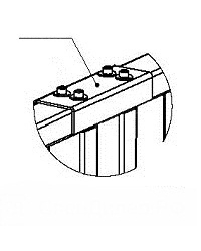 Накладка верхняя PERCo-RF01 0-05 в Тольятти Дополнительное оборудование для СКУД Pintop.ru