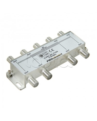 Сплиттер антенный ТВ х 8 под F разъём 5-1000 МГц PROCONNECT 05-6025 в Тольятти Дополнительное оборудование для сетей Pintop.ru