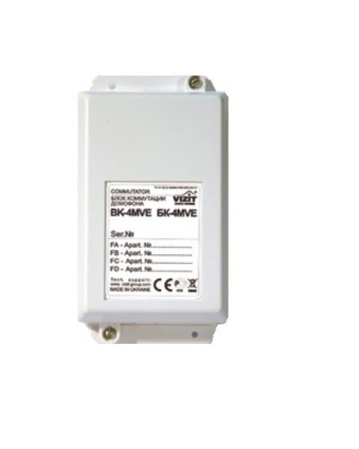 Блок коммутации домофонов Vizit БК-4MVE в Тольятти Блоки управления многоабонентные Pintop.ru