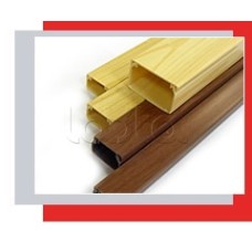 Миниканал 12x12 серия MEX с текстурой дерева (сосна) Экопласт 77021P-2