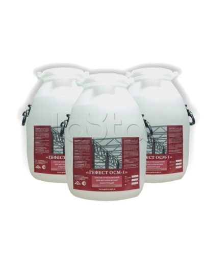 Cостав огнезащитный для металлических конструкций Гефест ОСМ-1 в Тольятти Огнезащитные краски Pintop.ru