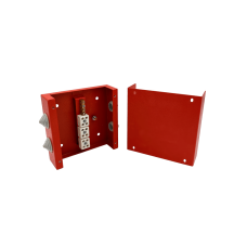 Коробка распределительная огнестойкая КРОПС, IP41, габаритные размеры 200х200х80 мм, для кабелей сечением до 10 мм2, 6 клемм КМ-Профиль (FRJB-KM-ST3-10-06-КРОПС-IP41)