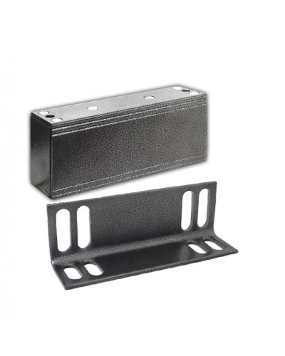 Замок электромагнитный Олевс М1-150 с уголком серый в Тольятти Электромагнитные замки Pintop.ru