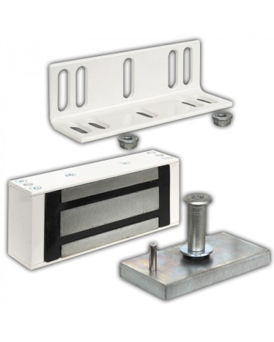 Замок электромагнитный Олевс М1-300 белый в Тольятти Электромагнитные замки Pintop.ru