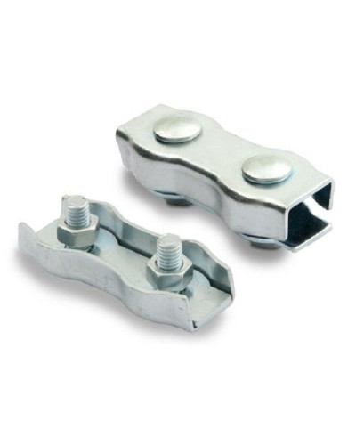 Зажим троса D5 двойной ПожТехКабель (890-503) в Тольятти Трос и аксессуары Pintop.ru